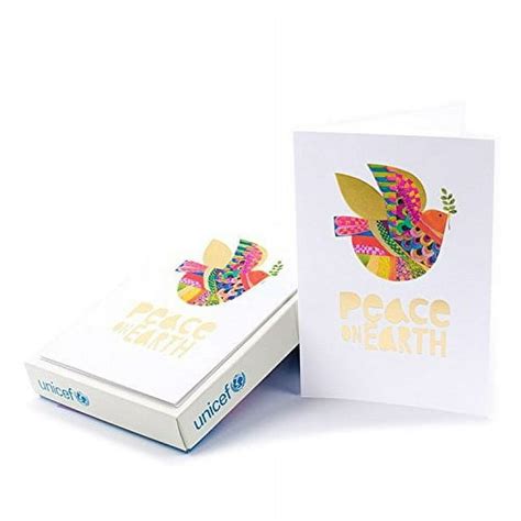 Hallmark UNICEF Boxed Christmas Cards, Peace On .